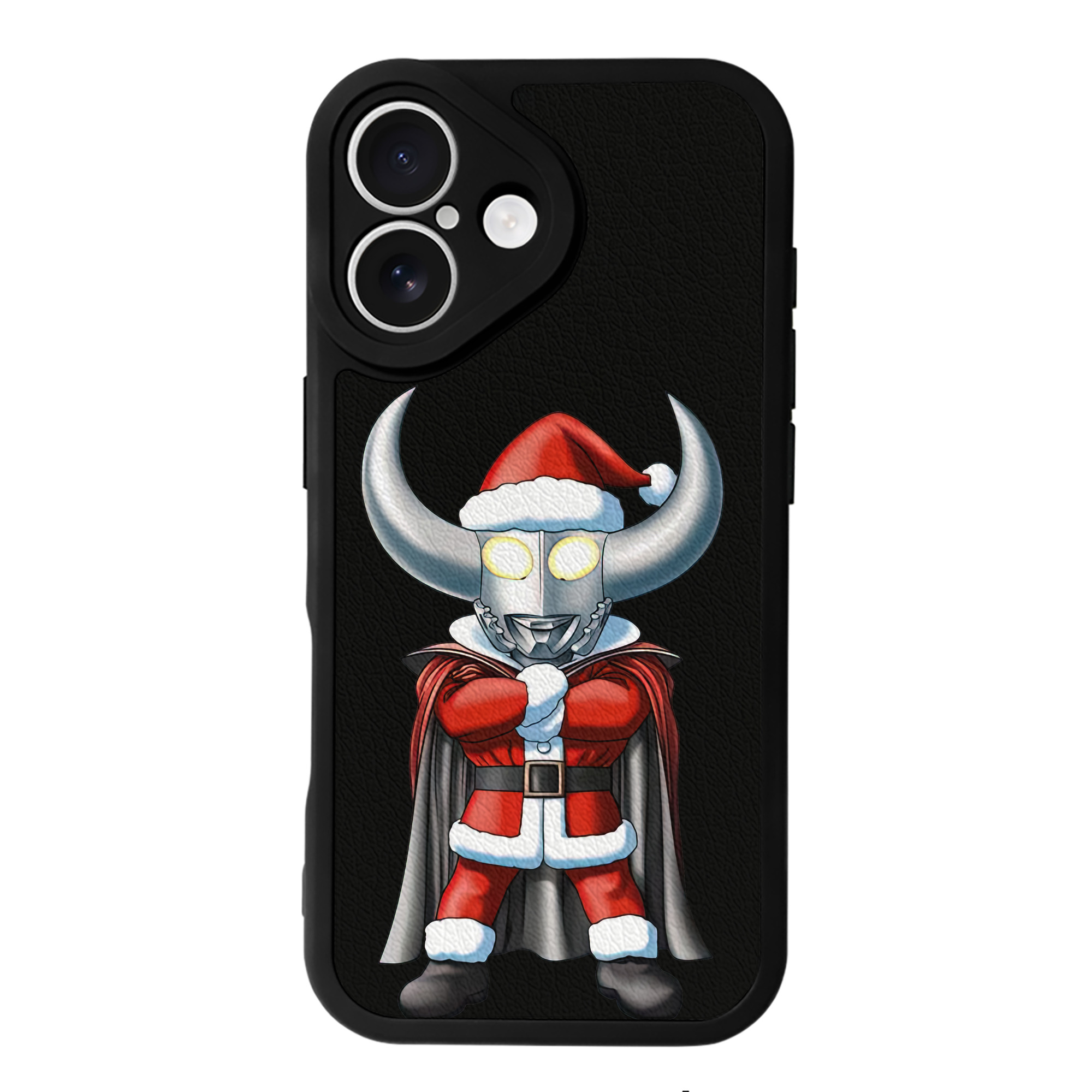 （画像用） ウルトラマン Ultraman 【iPhone 16シリーズ対応】シリコンスマホケース（レザー調） 材質：シリコン